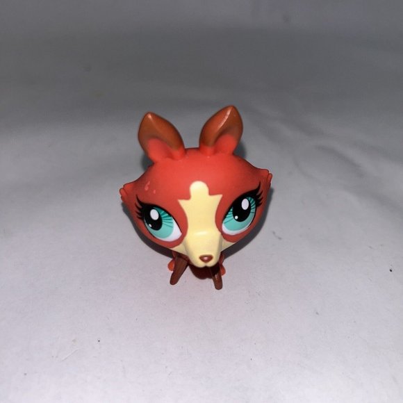 Authentic Littlest Pet Shop FOX #3298 (Red Brown Tan) Bin M - Picture 2 of 5
